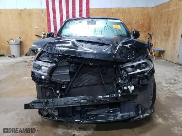 2022 Dodge Durango GT Plus with VIN 1C4RDJDG2NC161027, listed as a Copart auction lot 87187604 with 56,283 mi miles and Salvage Title. Bid and sale history available at carsss.com. Image 5.