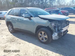 2022 Toyota RAV4 Hybrid XLE with VIN JTMRWRFVXND143454, listed as a IAAI auction lot 41702292 with 25,455 mi miles. Bid and sale history available at carsss.com. Image 1.
