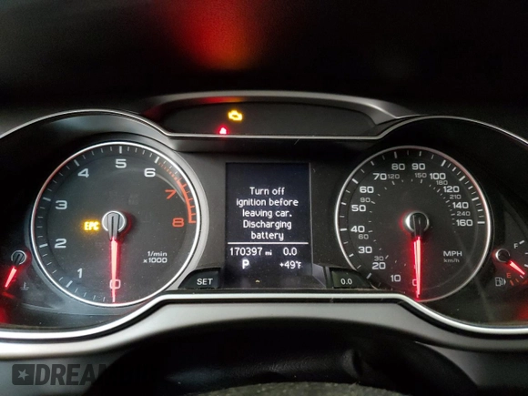 2013 Audi allroad Premium Plus with VIN WA1UFAFL6DA152589, listed as a Copart auction lot 87744345 with 170,397 mi miles and Salvage Title. Bid and sale history available at carsss.com. Image 9.