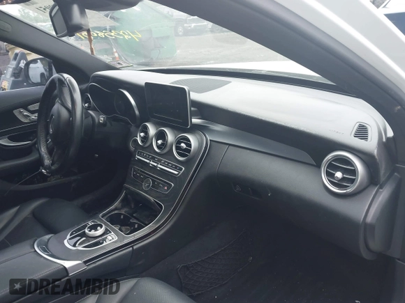 2017 Mercedes-Benz C 300 with VIN WDDWF4KBXHR253385, listed as a IAAI auction lot 42358051 with 87,385 mi miles and . Bid and sale history available at DreamBid. Image 5.