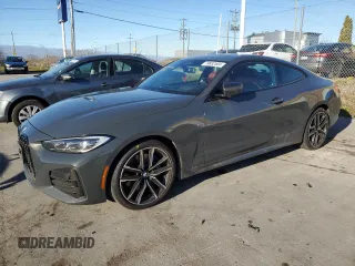 2021 BMW 4 Series M440i xDrive with VIN WBA13AR06MCF67158, listed as a Copart auction lot 79832504 with 65,772 mi miles and Clean Title. Bid and sale history available at DreamBid. Image 1.