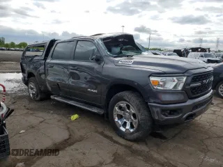 2022 Ram 1500 Big Horn with VIN 1C6SRFMT7NN155488, listed as a Copart auction lot 57314905 with 57,444 mi miles and Non repairable. Bid and sale history available at DreamBid. Image 4.