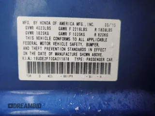 2016 Acura ILX w/Premium Pkg with VIN 19UDE2F70GA011878, listed as a Copart auction lot 84412454 with 110,116 mi miles and Salvage Title. Bid and sale history available at carsss.com. Image 12.