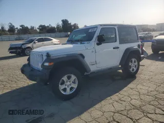 2020 Jeep Wrangler Sport S с VIN 1C4GJXAN1LW276039, выставлен на аукционе Copart как лот 51869825 с пробегом 37 876 миль миль и Списание • Salvage title. История ставок и продаж доступна на DreamBid. Изображение 1.