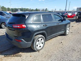 2016 Jeep Cherokee Sport with VIN 1C4PJLAB3GW274135, listed as a IAAI auction lot 40210694 with 141,989 mi miles and . Bid and sale history available at DreamBid. Image 4.