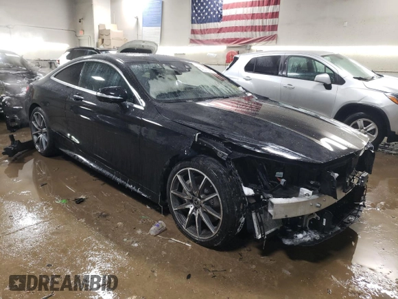 2019 Mercedes-Benz S-Class S 560 with VIN WDDXJ8GB5KA035797, listed as a Copart auction lot 45275365 with 25,799 mi miles and Salvage Title. Bid and sale history available at carsss.com. Image 4.