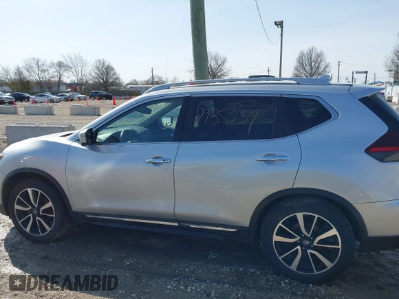 2019 Nissan Rogue SV with VIN 5N1AT2MT3KC777684, listed as a IAAI auction lot 41925508 with 113,717 mi miles and . Bid and sale history available at DreamBid. Image 14.