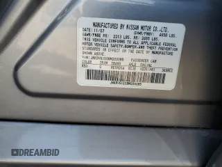 2008 Infiniti G35 with VIN JNKBV61E08M209085, listed as a Copart auction lot 69418274 with 159,955 mi miles and Salvage Title. Bid and sale history available at DreamBid. Image 12.