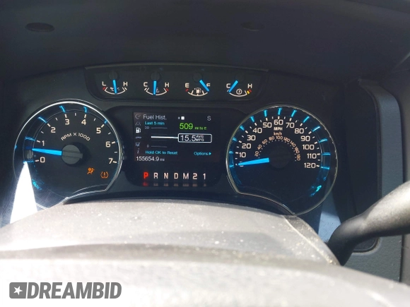 2014 Ford F-150 XL with VIN 1FTFW1EF5EFA92495, listed as a IAAI auction lot 42489452 with 155,654 mi miles and . Bid and sale history available at DreamBid. Image 7.