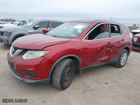 2016 Nissan Rogue SV with VIN KNMAT2MTXGP646420, listed as a IAAI auction lot 41635689 with 116,619 mi miles. Bid and sale history available at carsss.com. Image 17.