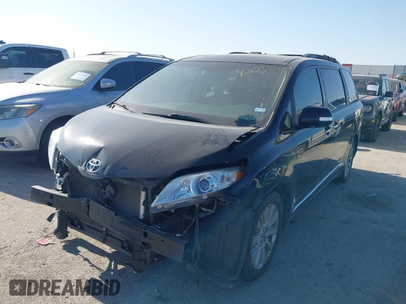 2013 Toyota Sienna XLE AAS with VIN 5TDYK3DC0DS293680, listed as a IAAI auction lot 42033734 with 136,171 mi miles and . Bid and sale history available at carsss.com. Image 2.