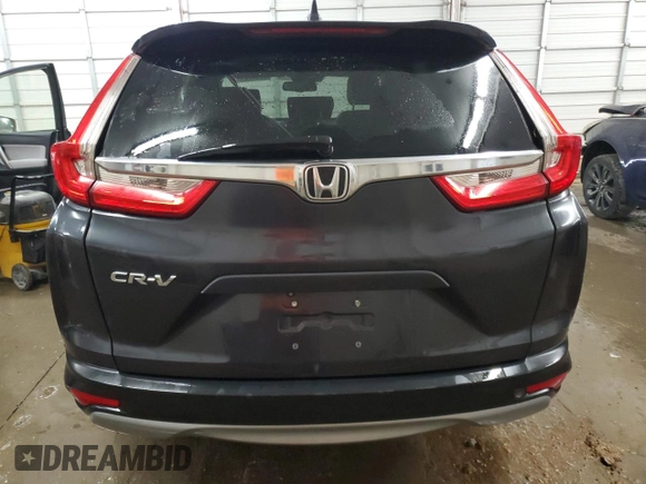 2017 Honda CR-V EX-L with VIN 7FARW1H81HE027022, listed as a Copart auction lot 53972015 with 195,951 mi miles and Salvage Title. Bid and sale history available at carsss.com. Image 6.