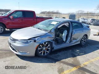 2015 Chrysler 200 C with VIN 1C3CCCCG0FN509701, listed as a IAAI auction lot 41873084 with Not Provided miles and . Bid and sale history available at carsss.com. Image 2.