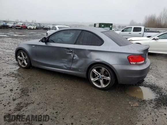 2010 BMW 1 Series 135i with VIN WBAUC7C53AVK96433, listed as a Copart auction lot 86206304 with 48,553 mi miles and Salvage Title. Bid and sale history available at DreamBid. Image 2.