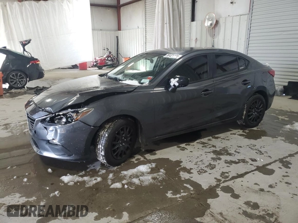2015 Mazda 3 i SV with VIN JM1BM1T76F1244654, listed as a Copart auction lot 86421194 with 90,830 mi miles and Salvage Title. Bid and sale history available at DreamBid. Image 1.