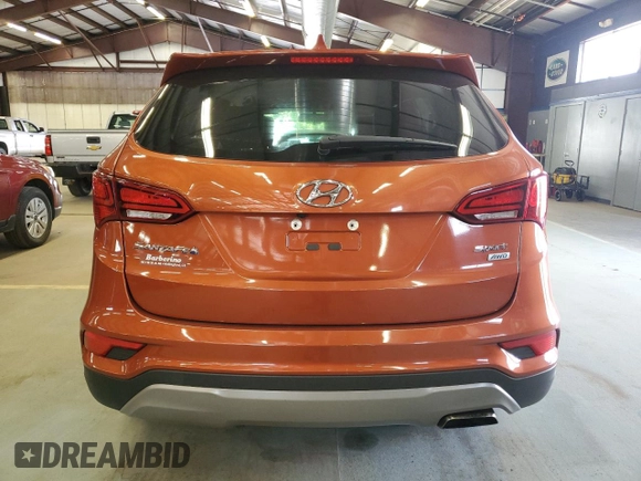 2017 Hyundai Santa Fe 2.4L with VIN 5XYZUDLB9HG489049, listed as a Copart auction lot 66366685 with 146,103 mi miles and Clean title. Bid and sale history available at DreamBid. Image 6.