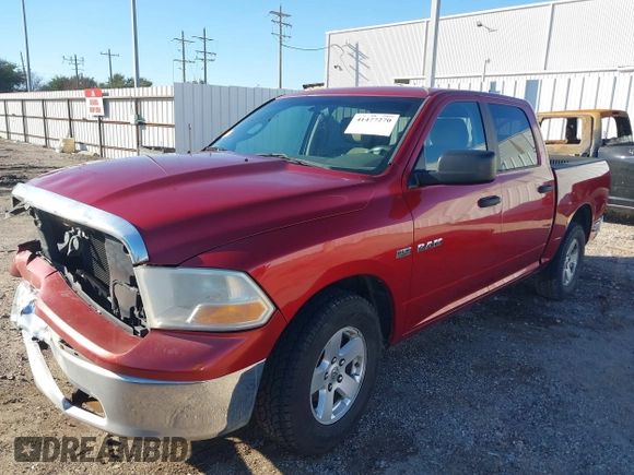 2009 Dodge 1500 SLT with VIN 1D3HB13T59J501165, listed as a IAAI auction lot 41477270 with 185,434 mi miles and . Bid and sale history available at DreamBid. Image 18.