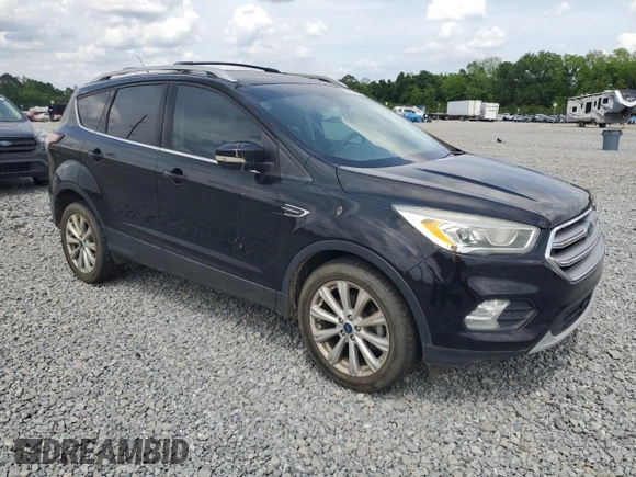 2017 Ford Escape Titanium with VIN 1FMCU0JD5HUB95239, listed as a Copart auction lot 55458405 with 106,193 mi miles and Clean Title. Bid and sale history available at carsss.com. Image 4.