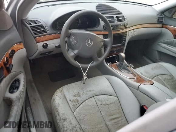 2003 Mercedes-Benz E-Class 3.2L with VIN WDBUF65J33A141727, listed as a Copart auction lot 73990174 with 0 mi miles and Salvage Title. Bid and sale history available at carsss.com. Image 8.