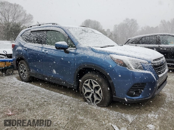 2024 Subaru Forester Premium with VIN JF2SKACC3RH513421, listed as a Copart auction lot 44204325 with 12,362 mi miles and Salvage title. Bid and sale history available at DreamBid. Image 4.