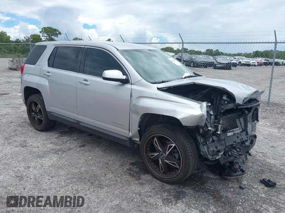 2017 GMC Terrain SLE with VIN 2GKALMEK1H6245457, listed as a IAAI auction lot 39756575 with 108,717 mi miles. Bid and sale history available at carsss.com. Image 1.