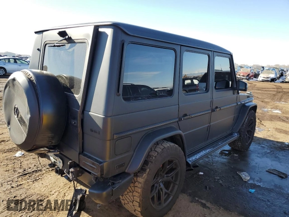 2018 Mercedes-Benz G 63 AMG with VIN WDCYC7DH3JX295584, listed as a Copart auction lot 82331254 with 46,921 mi miles and Salvage title. Bid and sale history available at DreamBid. Image 3.