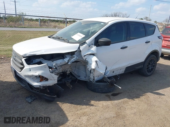 2018 Ford Escape S with VIN 1FMCU0F70JUD36517, listed as a IAAI auction lot 41524031 with 1 mi miles. Bid and sale history available at carsss.com. Image 2.