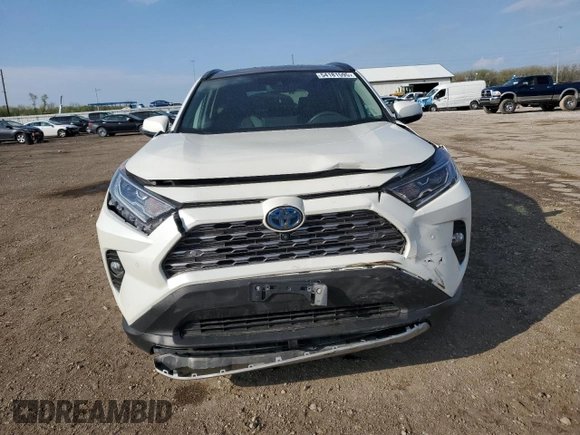 2020 Toyota RAV4 Hybrid Limited z VIN 4T3DWRFV0LU004797, wystawiony jako Copart lot #54181595 z przebiegiem 63 055 mil mil oraz Szkoda całkowita • Salvage title. Historia ofert i sprzedaży dostępna na DreamBid. Obrazek 5.