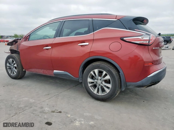 2015 Nissan Murano SV with VIN 5N1AZ2MH8FN212951, listed as a Copart auction lot 50991805 with 188,333 mi miles and Salvage Title. Bid and sale history available at carsss.com. Image 2.