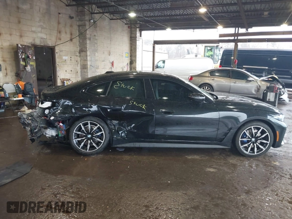 2024 BMW 4 Series 430i xDrive with VIN WBA73AV03RFR92792, listed as a IAAI auction lot 41764537 with 23,049 mi miles and . Bid and sale history available at DreamBid. Image 14.