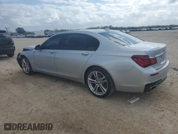 2015 BMW 7 Series 740Li xDrive with VIN WBAYF4C57FGS99225, listed as a Copart auction lot 82167004 with 145,711 mi miles and Salvage Title. Bid and sale history available at carsss.com. Image 2.