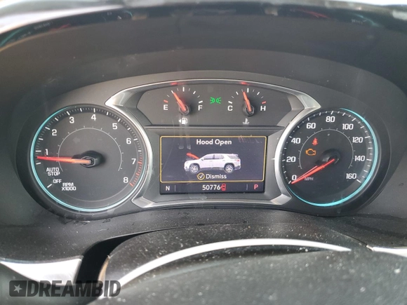 2020 Chevrolet Traverse LT Cloth with VIN 1GNERGKW8LJ288040, listed as a Copart auction lot 50026765 with 50,776 mi miles and Salvage Title. Bid and sale history available at carsss.com. Image 9.