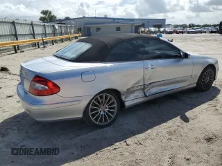 2007 Mercedes-Benz CLK 350 with VIN WDBTK56F27F208807, listed as a Copart auction lot 76954644 with 95,775 mi miles and Salvage Title. Bid and sale history available at DreamBid. Image 3.