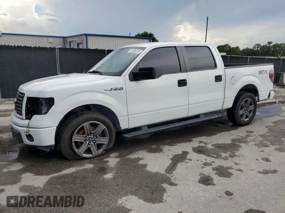 2014 Ford F-150 XL with VIN 1FTEW1CM3EFA86157, listed as a Copart auction lot 61084245 with 416,688 mi miles and Salvage title. Bid and sale history available at DreamBid. Image 1.