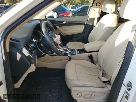 2022 Audi Q5 Premium with VIN WA1ABAFY5N2091340, listed as a Copart auction lot 81813484 with 29,658 mi miles and Salvage title. Bid and sale history available at DreamBid. Image 7.