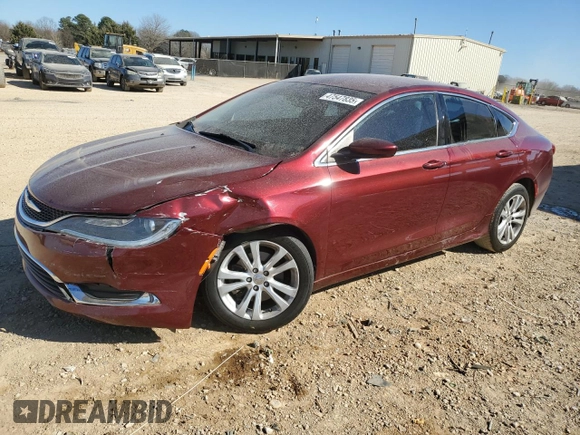 2016 Chrysler 200 Limited with VIN 1C3CCCAB5GN165954, listed as a Copart auction lot 47547835 with 155,645 mi miles and Salvage Title. Bid and sale history available at DreamBid. Image 1.