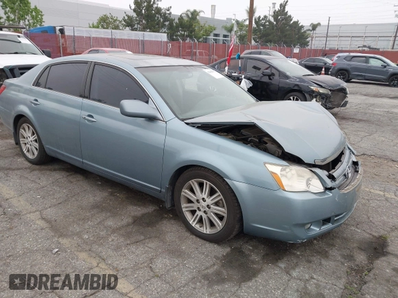 2007 Toyota Avalon XL with VIN 4T1BK36B07U233873, listed as a IAAI auction lot 42042179 with 58,612 mi miles. Bid and sale history available at carsss.com. Image 1.