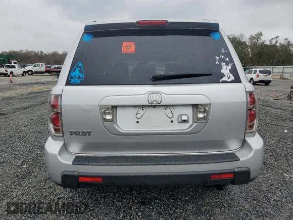 2007 Honda Pilot EX-L with VIN 5FNYF28777B021535, listed as a Copart auction lot 79823904 with 282,340 mi miles and Salvage Title. Bid and sale history available at DreamBid. Image 6.