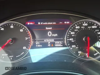 2016 Audi A6 3.0T Premium Plus with VIN WAUFGAFC6GN042406, listed as a Copart auction lot 53582495 with 185,560 mi miles and Clean Title. Bid and sale history available at carsss.com. Image 8.