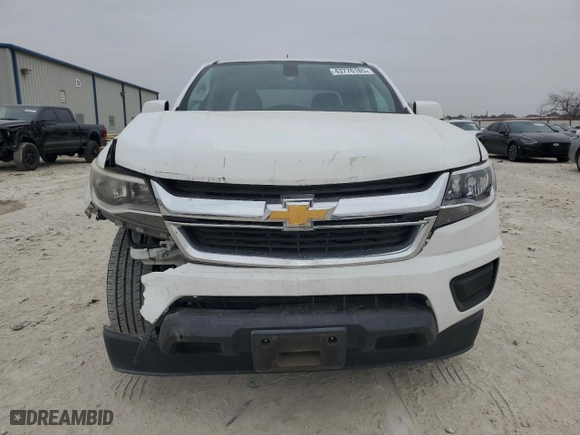 2018 Chevrolet Colorado 2WD Work Truck with VIN 1GCGSBEA8J1216907, listed as a Copart auction lot 43776185 with 62,856 mi miles and Salvage Title. Bid and sale history available at carsss.com. Image 5.