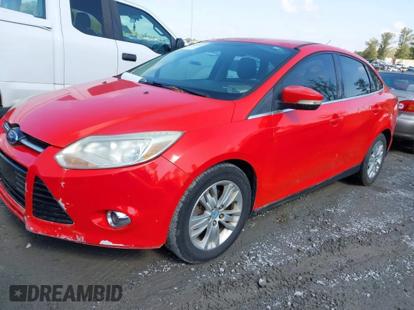 2012 Ford Focus SEL with VIN 1FAHP3H28CL142367, listed as a IAAI auction lot 41991603 with 223,944 mi miles. Bid and sale history available at carsss.com. Image 2.