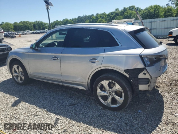 2021 Audi Q5 Premium Plus z VIN WA1BAAFY1M2097531, wystawiony jako Copart lot #53446625 z przebiegiem 49 859 mil mil oraz Szkoda całkowita • Salvage title. Historia ofert i sprzedaży dostępna na DreamBid. Obrazek 2.