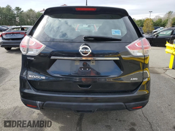 2016 Nissan Rogue S with VIN KNMAT2MV0GP696793, listed as a Copart auction lot 50776305 with 103,112 mi miles and Salvage Title. Bid and sale history available at DreamBid. Image 6.