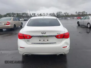 2017 Infiniti Q50 2.0t with VIN JN1CV7AR0HM681482, listed as a IAAI auction lot 41734242 with 228,838 mi miles. Bid and sale history available at carsss.com. Image 16.