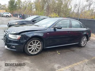 2016 Audi A4 Premium with VIN WAUBFAFL5GN011181, listed as a IAAI auction lot 40725757 with 86,435 mi miles. Bid and sale history available at carsss.com. Image 14.