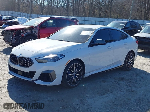 2021 BMW 2 Series M235i xDrive with VIN WBA13AL06M7G61056, listed as a IAAI auction lot 41140205 with 49,413 mi miles and . Bid and sale history available at DreamBid. Image 17.