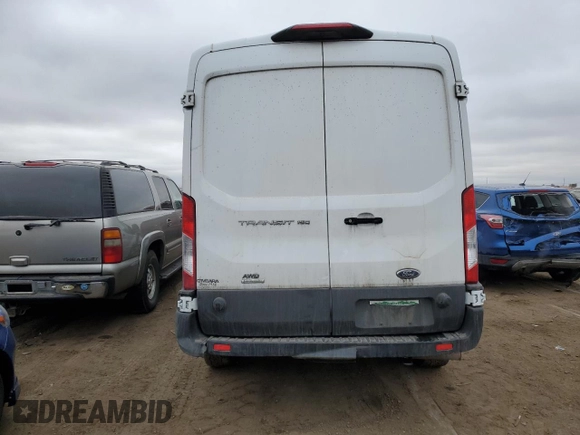 2023 Ford Transit with VIN 1FTYE2CG1PKB20025, listed as a Copart auction lot 80153603 with 44,964 mi miles and Salvage title. Bid and sale history available at DreamBid. Image 6.