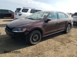 2012 Volkswagen Passat S with VIN 1VWAP7A30CC042976, listed as a Copart auction lot 56159455 with 130,729 mi miles and Salvage title. Bid and sale history available at DreamBid. Image 1.