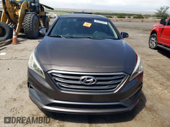 2015 Hyundai Sonata Sport with VIN 5NPE34AF7FH191712, listed as a Copart auction lot 68288344 with 54,849 mi miles and Salvage title. Bid and sale history available at DreamBid. Image 5.