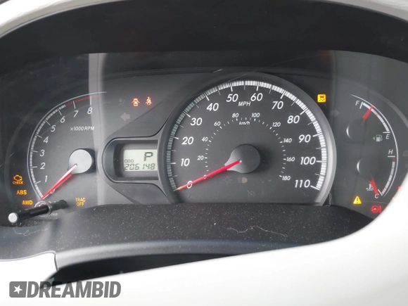 2013 Toyota Sienna LE with VIN 5TDJK3DC1DS049621, listed as a IAAI auction lot 42027930 with 206,148 mi miles and . Bid and sale history available at DreamBid. Image 7.